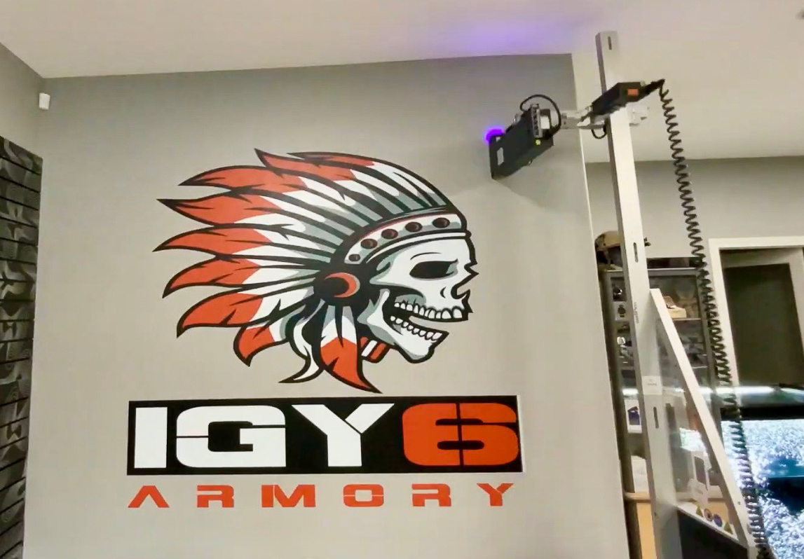 WallPen Logo Installation - IGY6 Armory